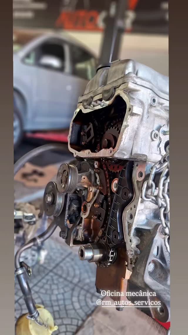 Antes — Reparação de Motor